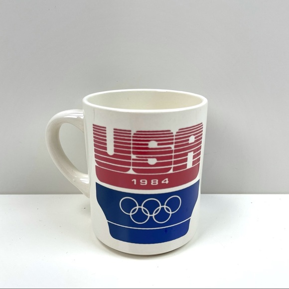 Vintage 1984 Olympics USA Mug